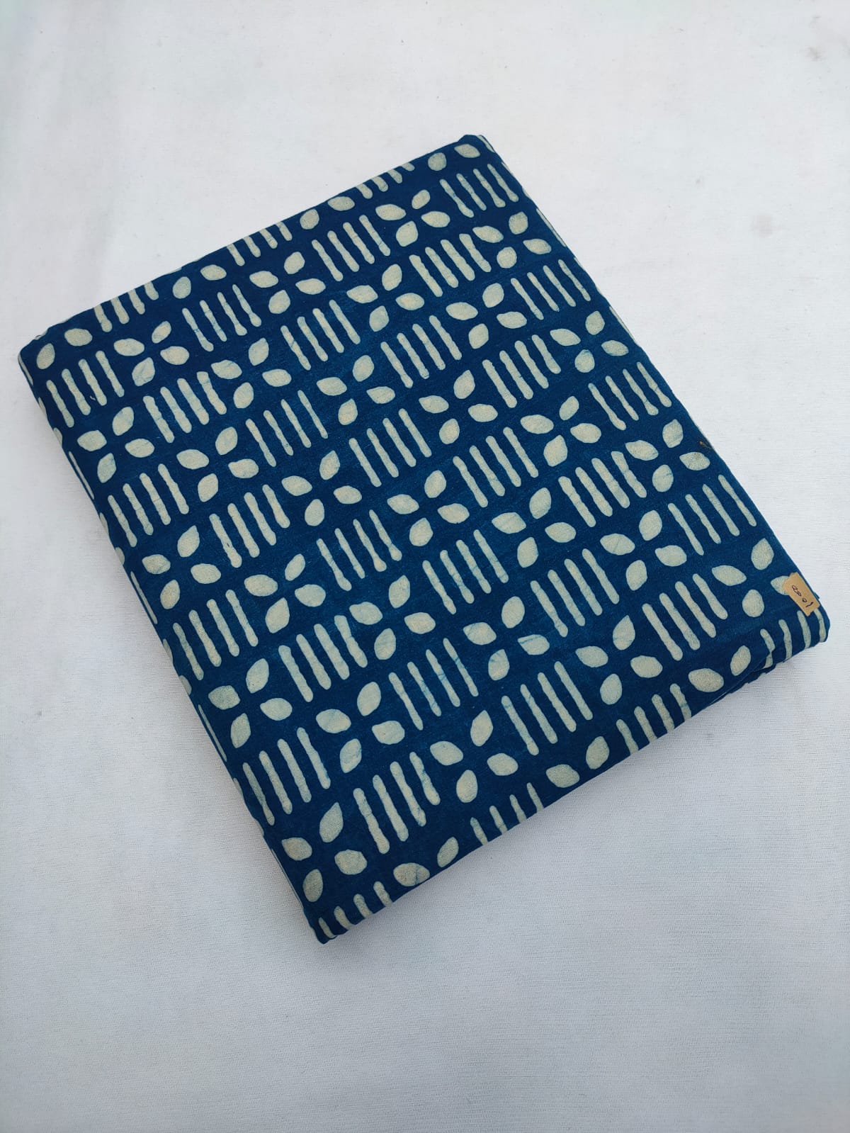 Bagru Pure Cotton Hand Block Fabric - JBRBK674