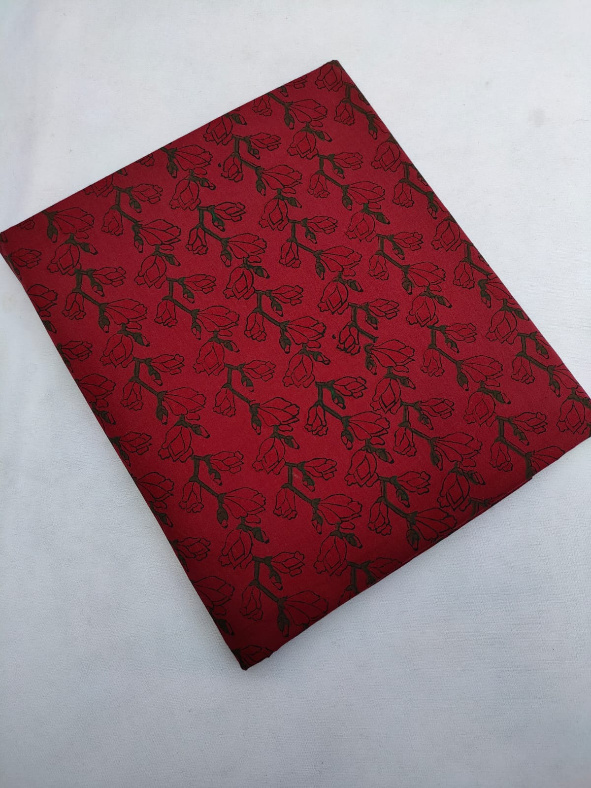 Bagru Pure Cotton Hand Block Fabric - JBRBK689