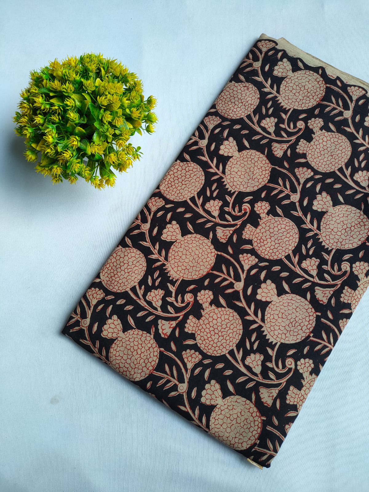 Hand Block Printed Pure Cotton Fabric - JBRFBK26