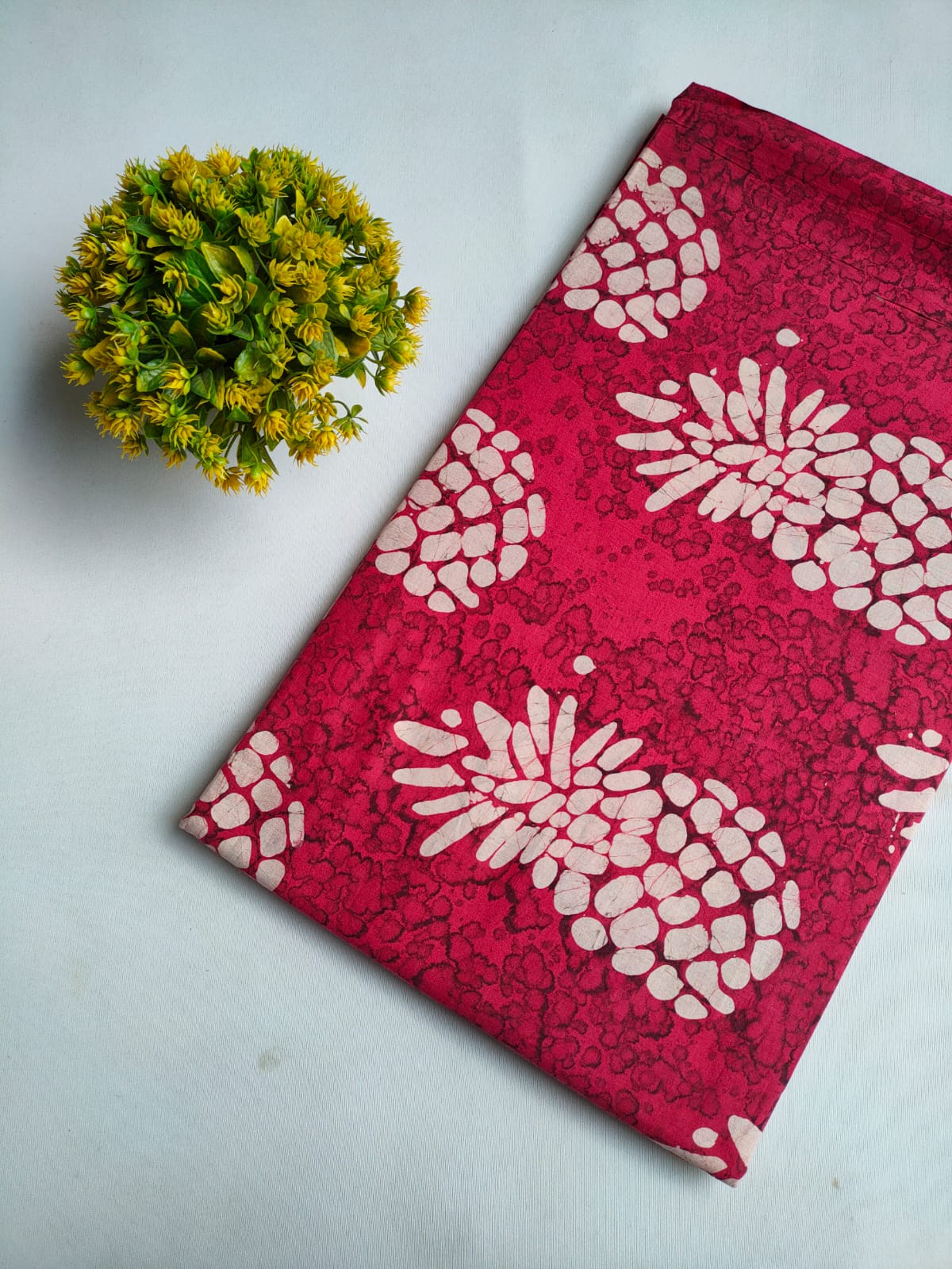 Hand Block Printed Pure Cotton Fabric - JBRFBK92