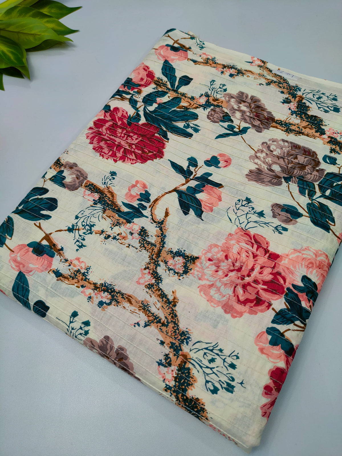 Pin Tuck Cotton Fabrics for dress material