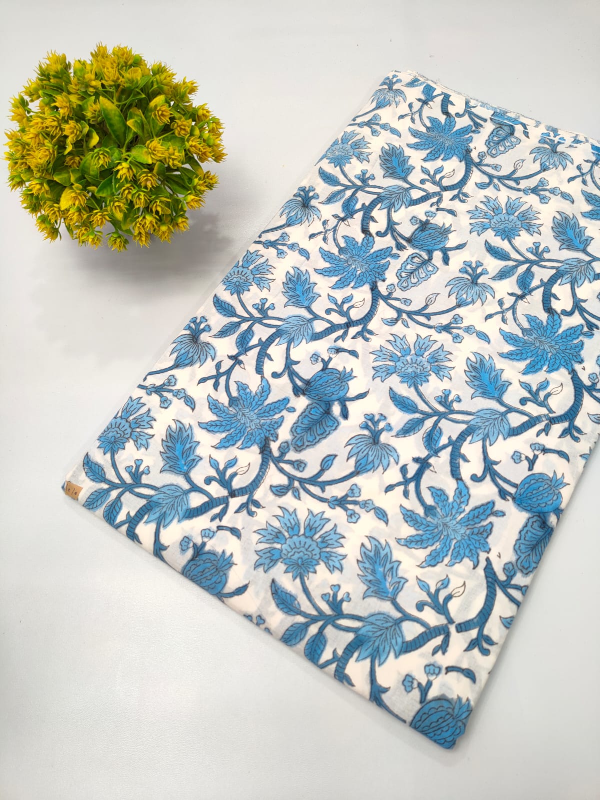 Repit Print Sanganeri hand block printed fabrics