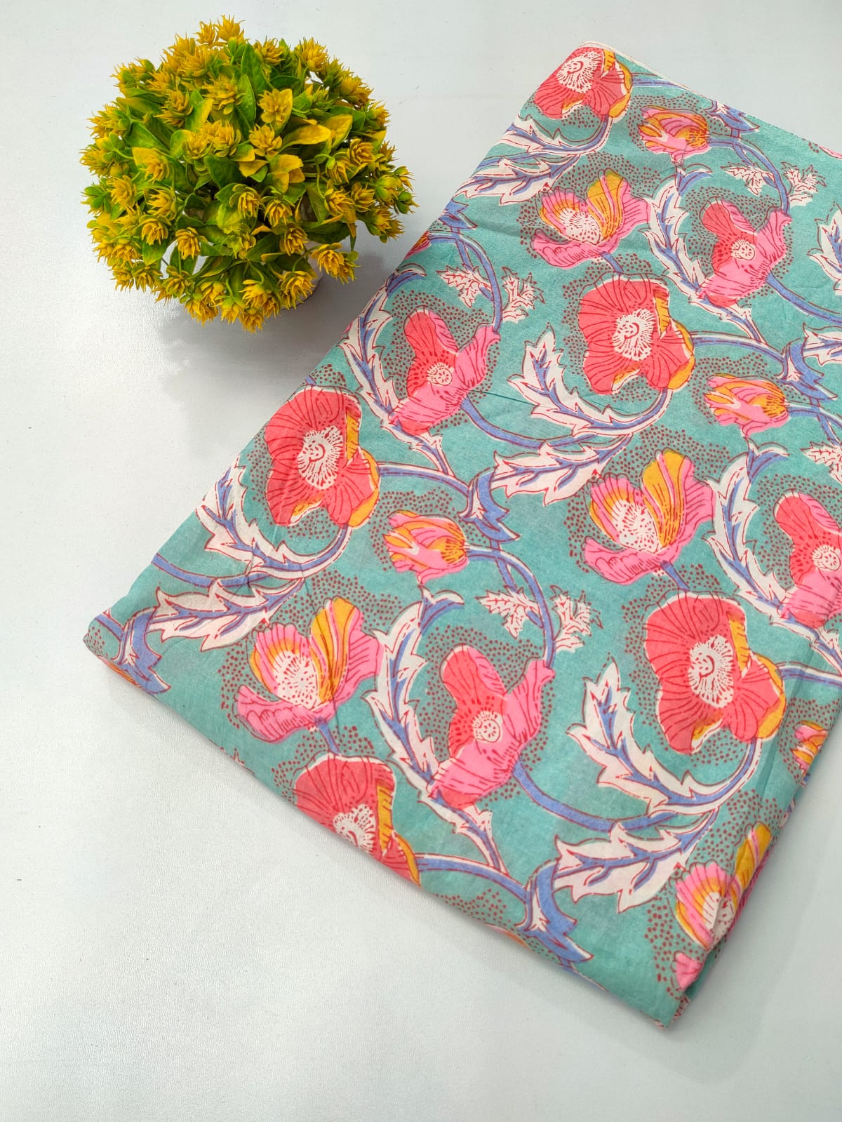 Sanganeri Hand Block Pure Cotton