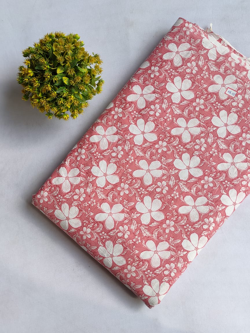 Sanganeri Print Pure Cotton Fabric - JBRJF1-9