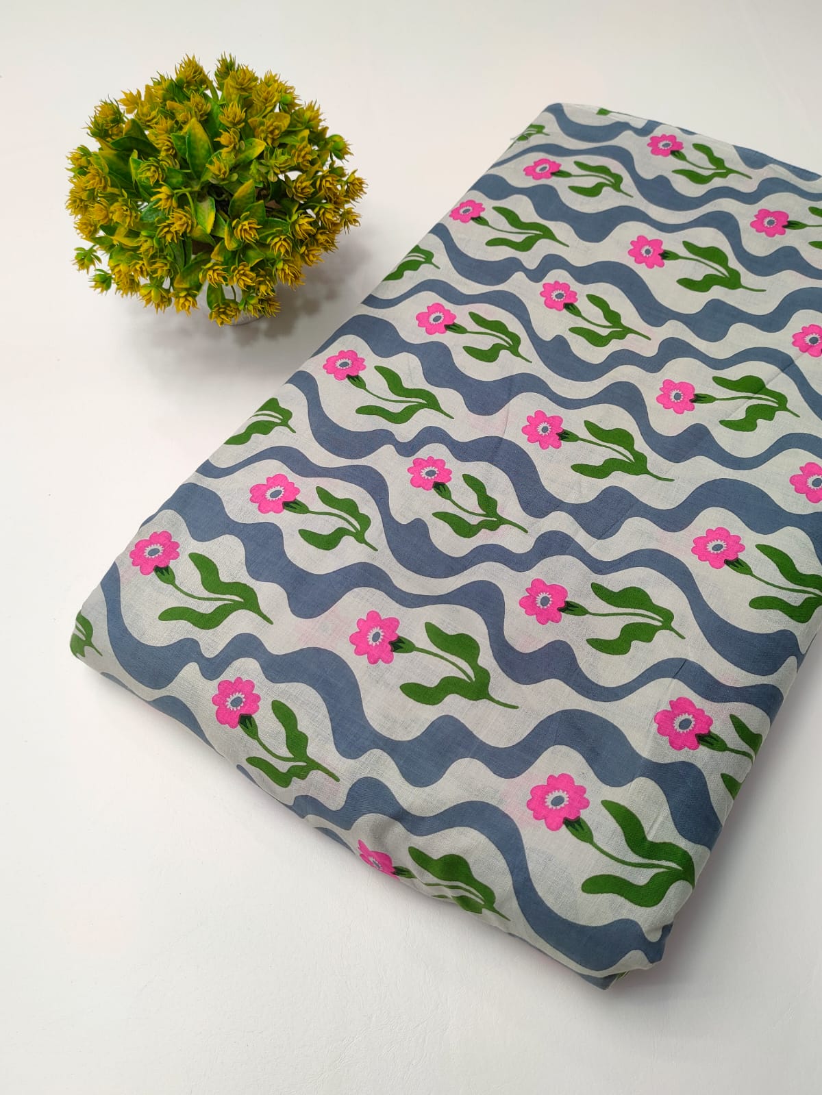 Latest cotton fabrics design