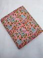 Pink Floral Vine Jaipuri Hand Block Print Pure Cotton Fabric Fabric From Tulsi Prints
