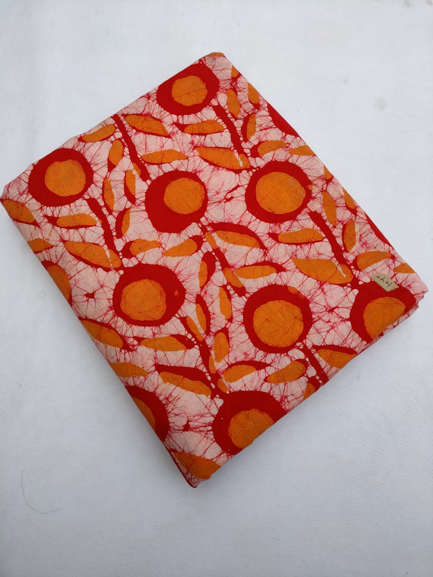 Bagru Pure Cotton Hand Block Fabric - JBRBK701