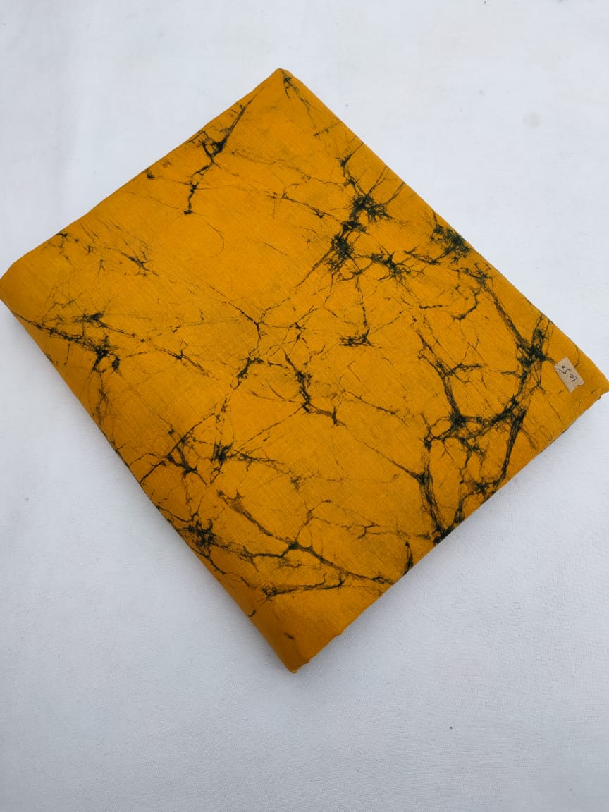 Bagru Pure Cotton Hand Block Fabric - JBRBK708