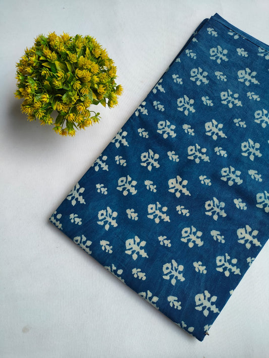 Hand Block Printed Pure Cotton Fabric - JBRFBK102