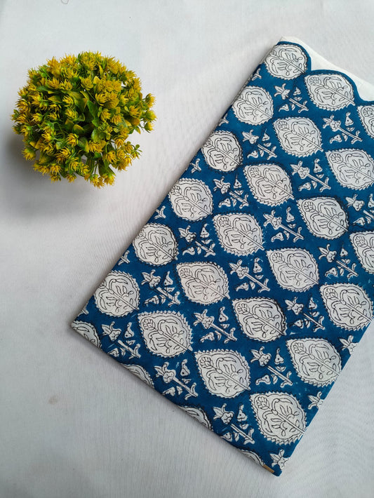 Hand Block Printed Pure Cotton Fabric - JBRFBK21