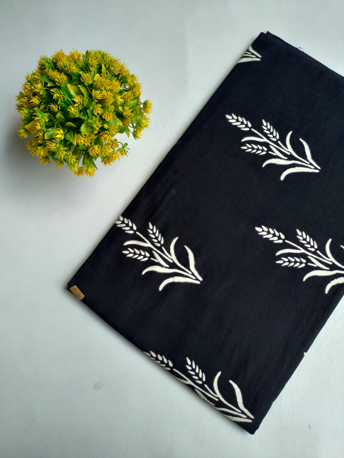Hand Block Printed Pure Cotton Fabric - JBRFBK88
