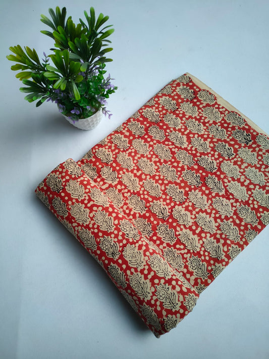 Pure Cotton Hand Block Printed Fabric - JBTKB14