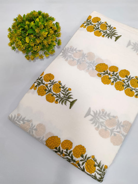 Hand Block Pure Cotton Dress material