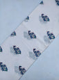 Pure Cotton Hand Block Printed Fabric Material - JBRS295