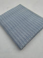White Striped Bagru Block Print Pure Cotton Fabric From Tulsi Prints