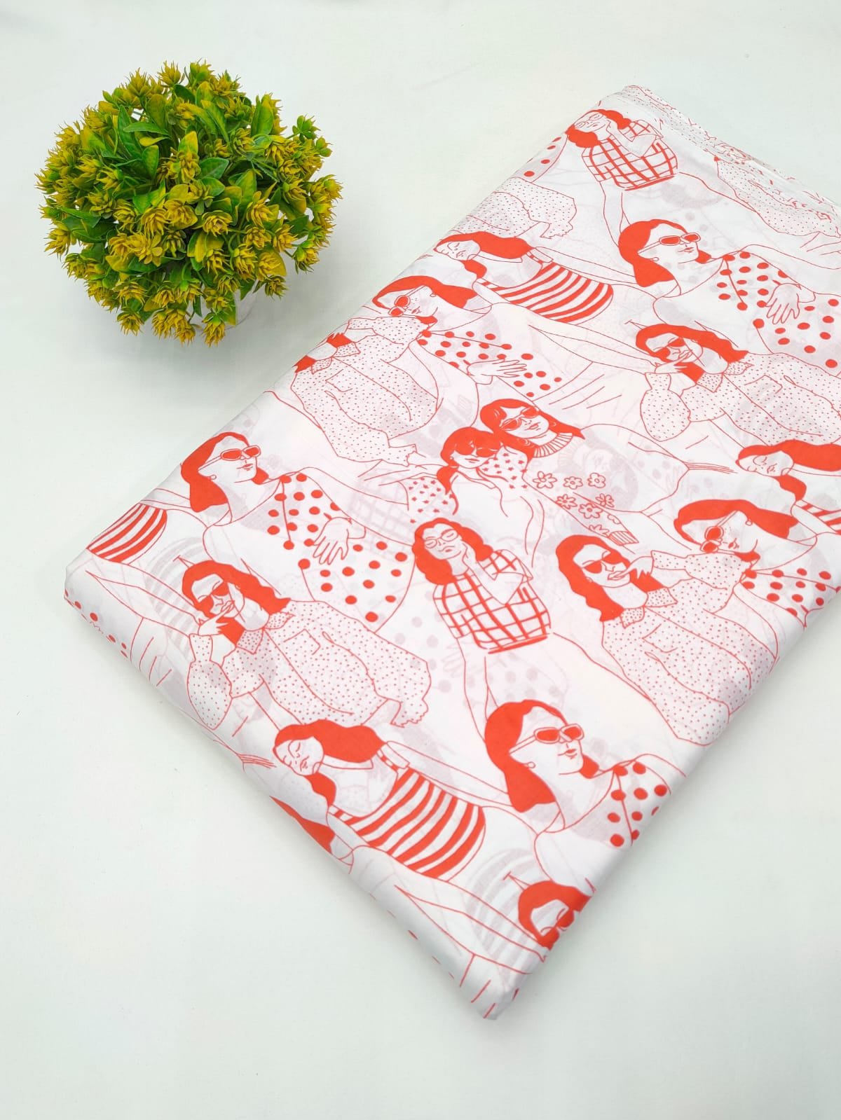 Cotton Dress Materials Tulsi Prints