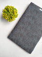 Charcoal Grey Floral Sanganeri Block Print Cotton Fabric From Tulsi Prints