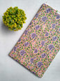 Pink Floral Sanganeri Block Print Cotton Fabric From Tulsi Prints