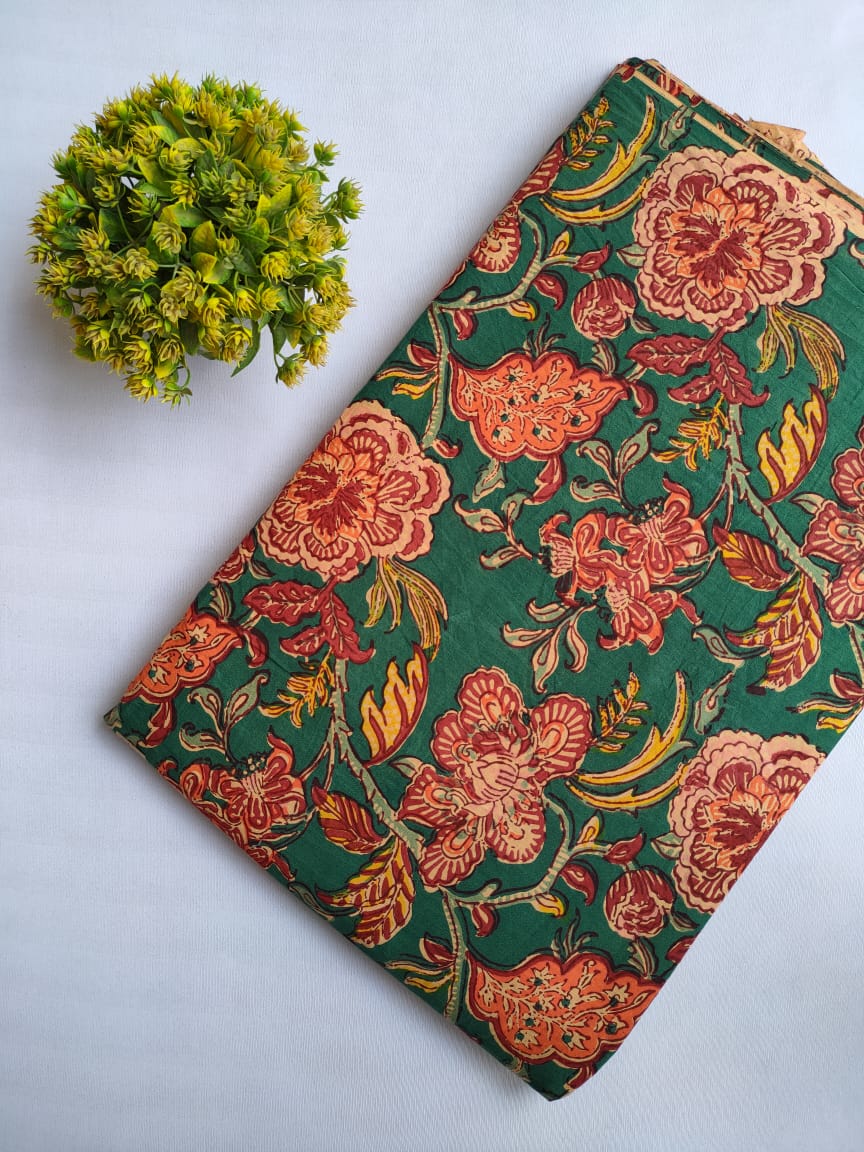 Hand Block printed cotton fabric