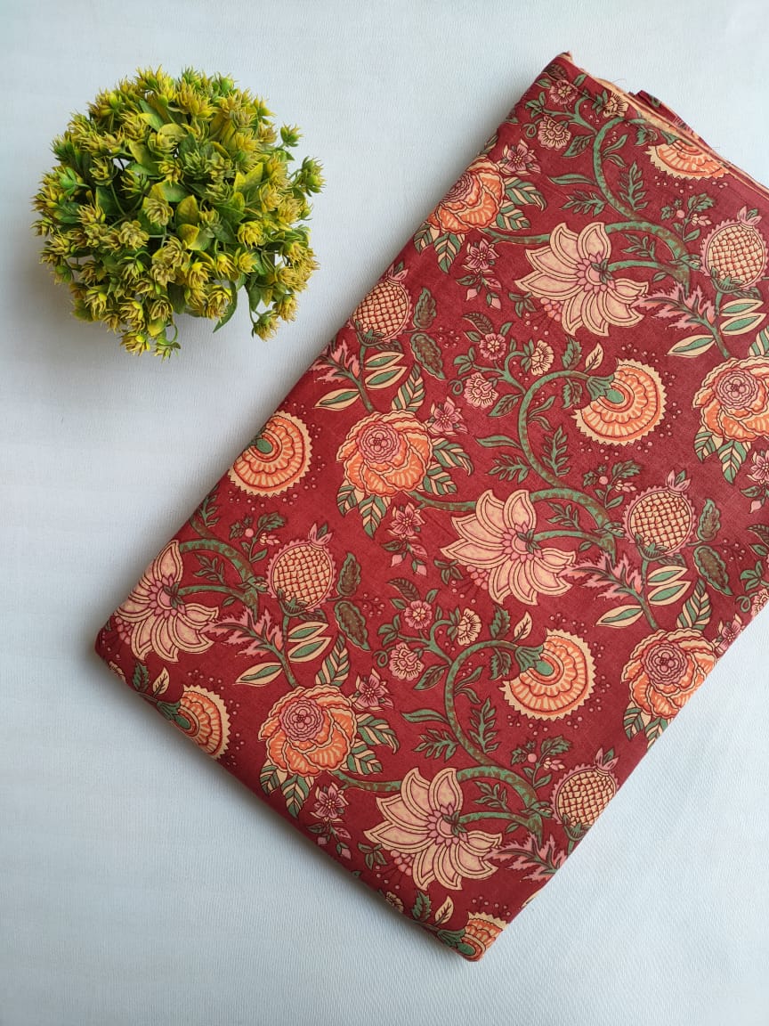 Hand Block printed cotton fabric