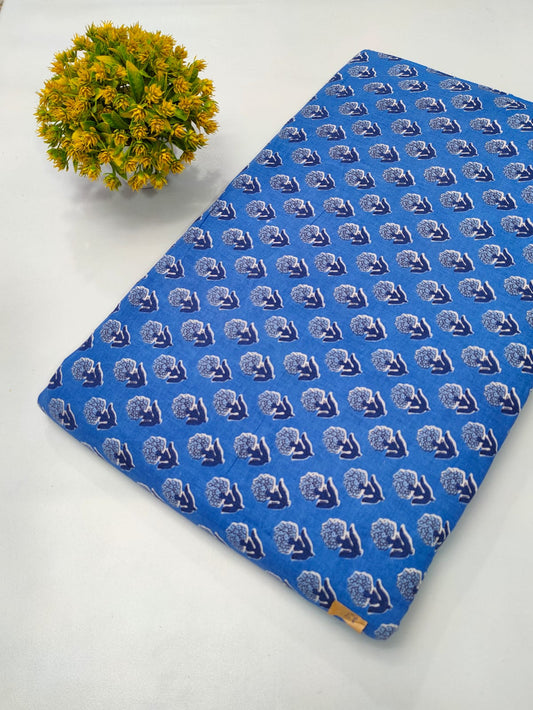 Hand block printed fabrics