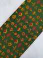 Green Floral Boota Screen Print Pure Cotton Fabric From Tulsi Prints