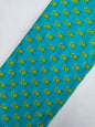 Turquoise Blue Boota Print Screen Print Pure Cotton Fabric From Tulsi Prints