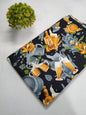 Black Beer Mug Screen Print Pure Cotton Fabric From Tulsi Prints