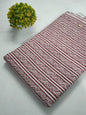 Maroon Geometric Screen Print Pure Cotton Fabric From Tulsi Prints
