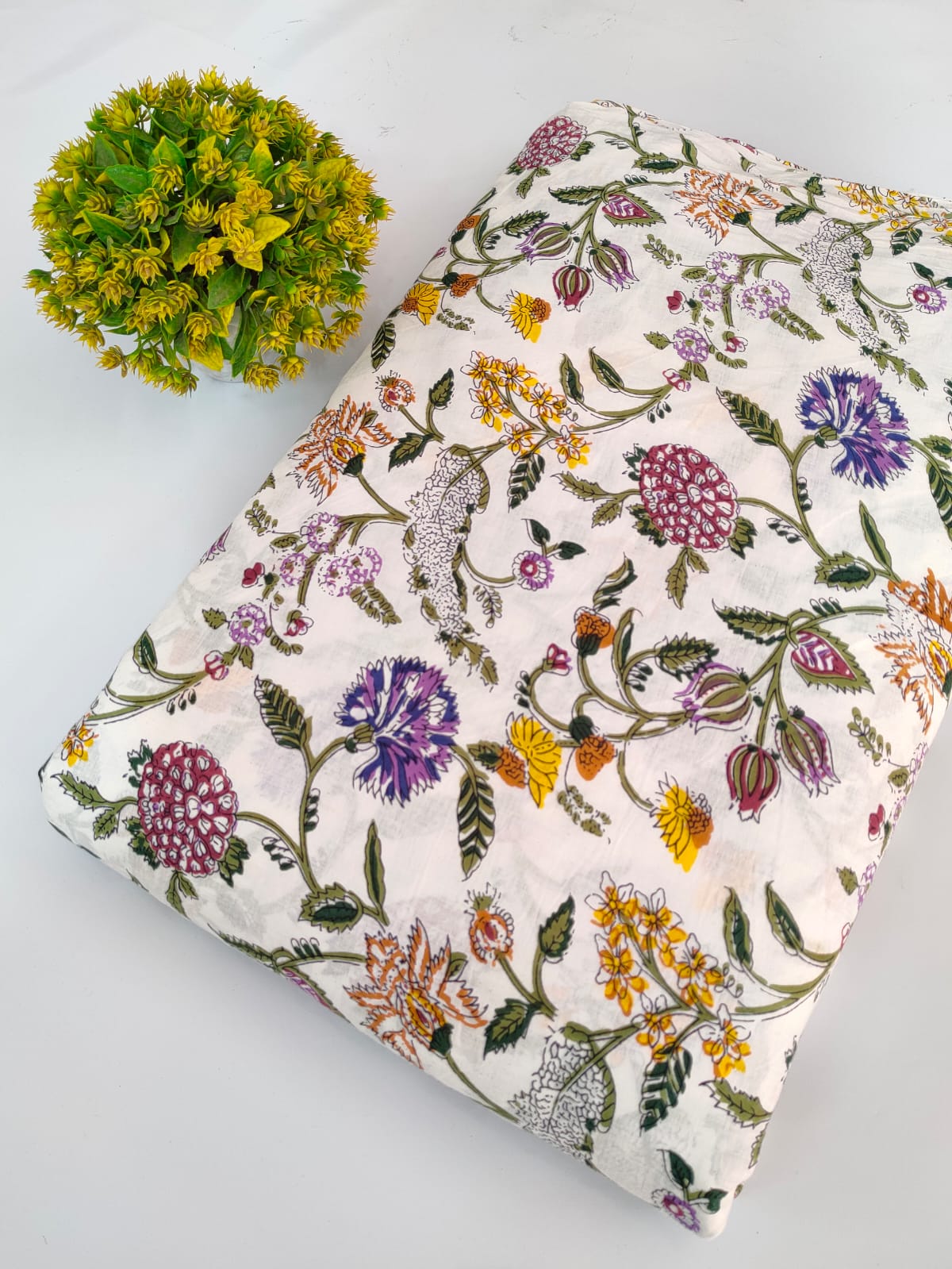 Screen Print Pure Cotton Fabric