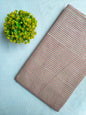 Pink Striped Jaipuri Block Print Pure Cotton Fabric From Tulsi Prints