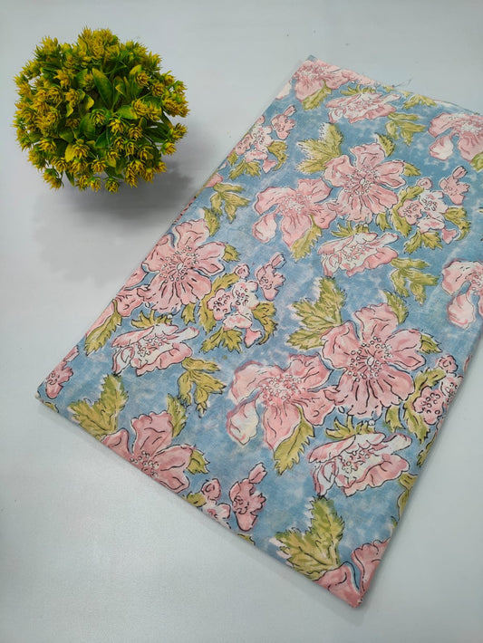 Repit Print Sanganeri hand block printed fabrics