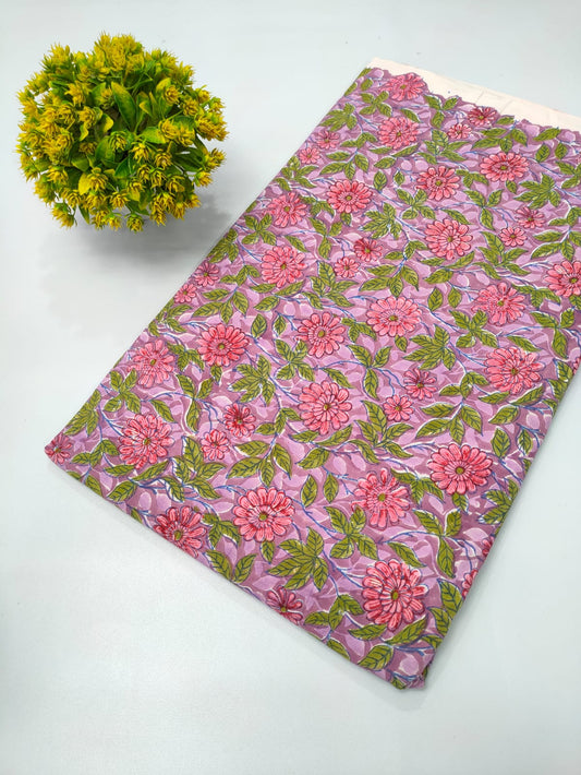 Repit Print Sanganeri hand block printed fabrics