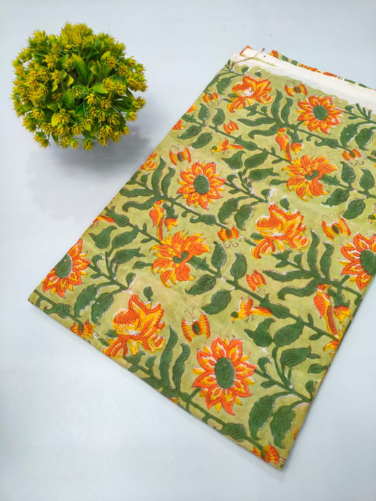 Repit Print Sanganeri hand block printed fabrics