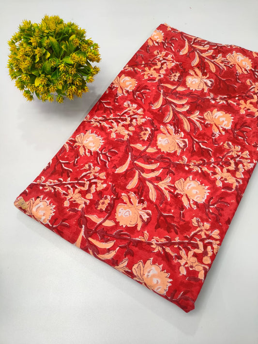 Repit Print Sanganeri hand block printed fabrics