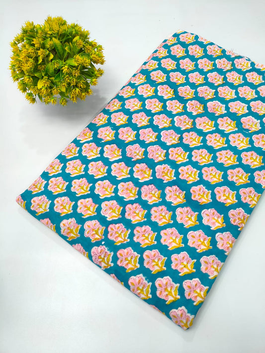 Repit Print Sanganeri hand block printed fabrics