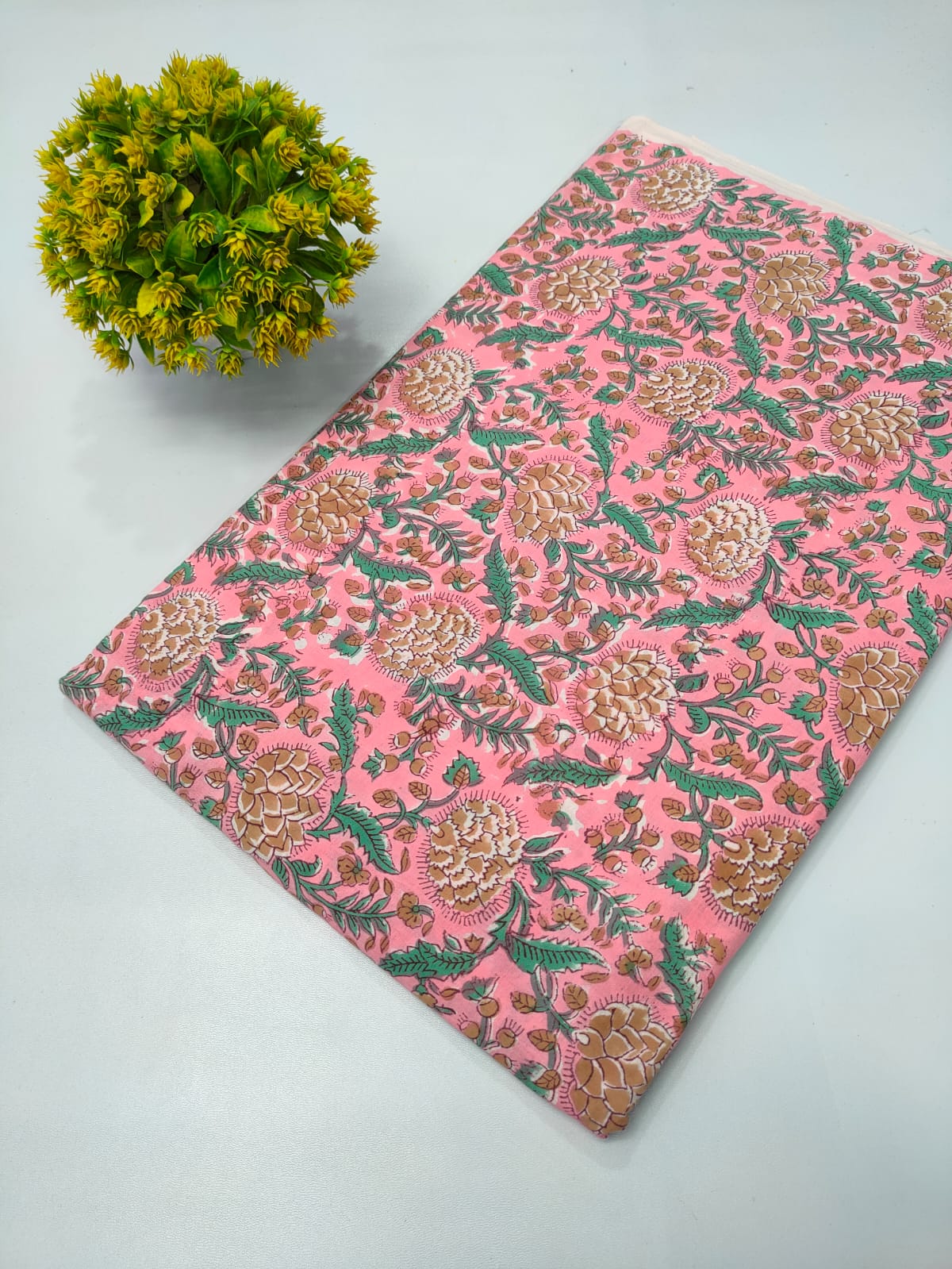 Repit Print Sanganeri hand block printed fabrics