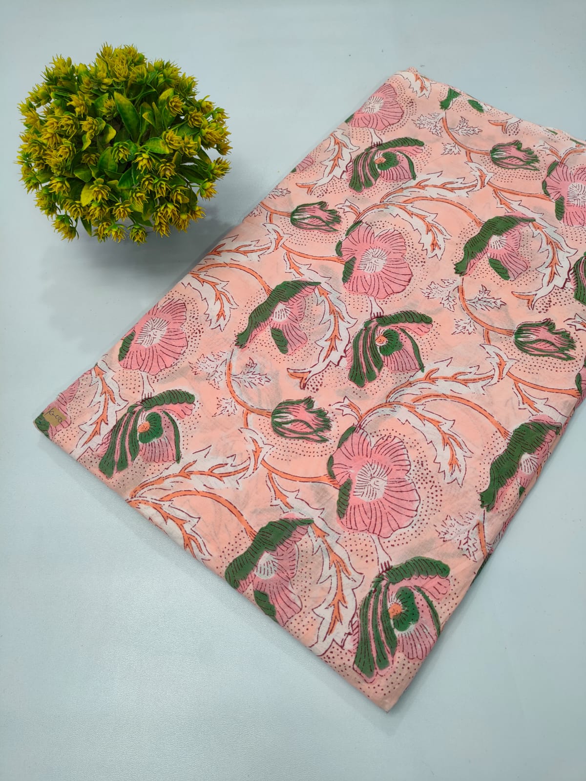 Repit Print Sanganeri hand block printed fabrics
