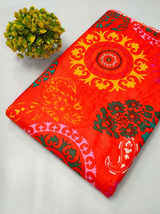 Cotton Fabrics Screen Printed