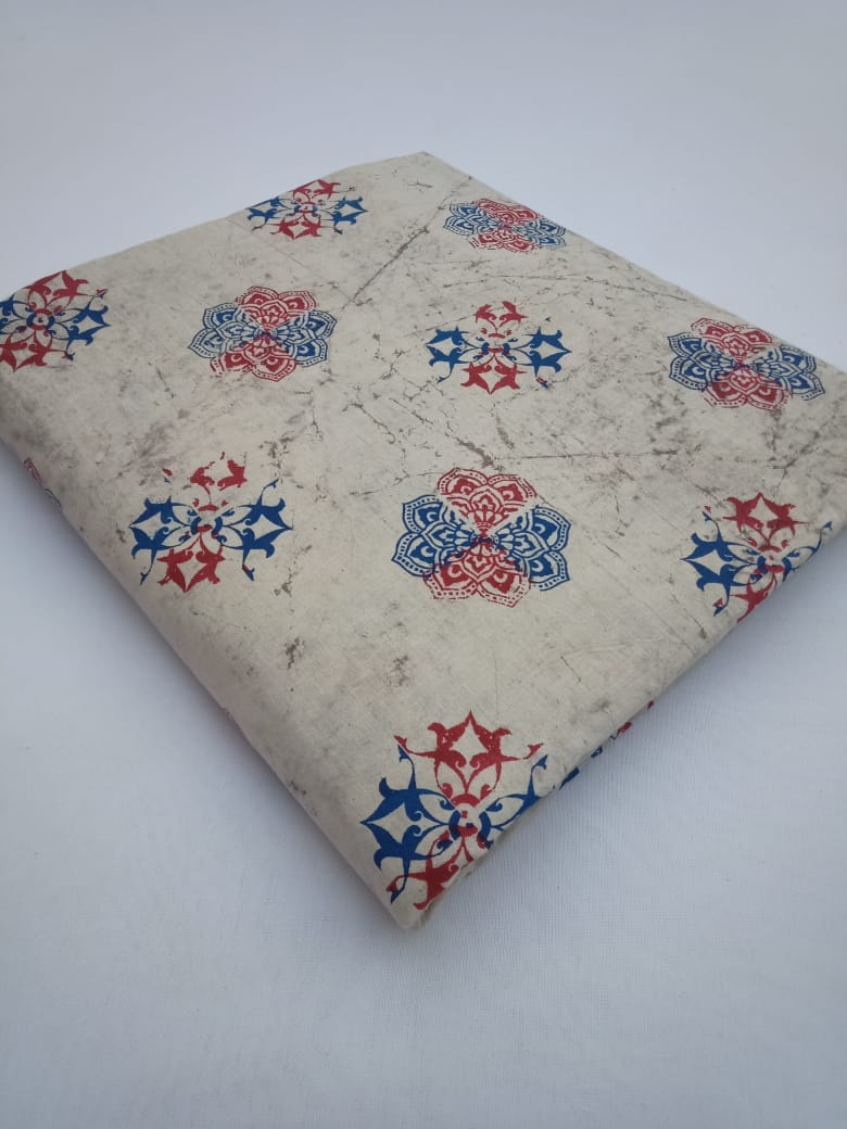 Hand Block Printed Cotton Fabrics for Kurtis