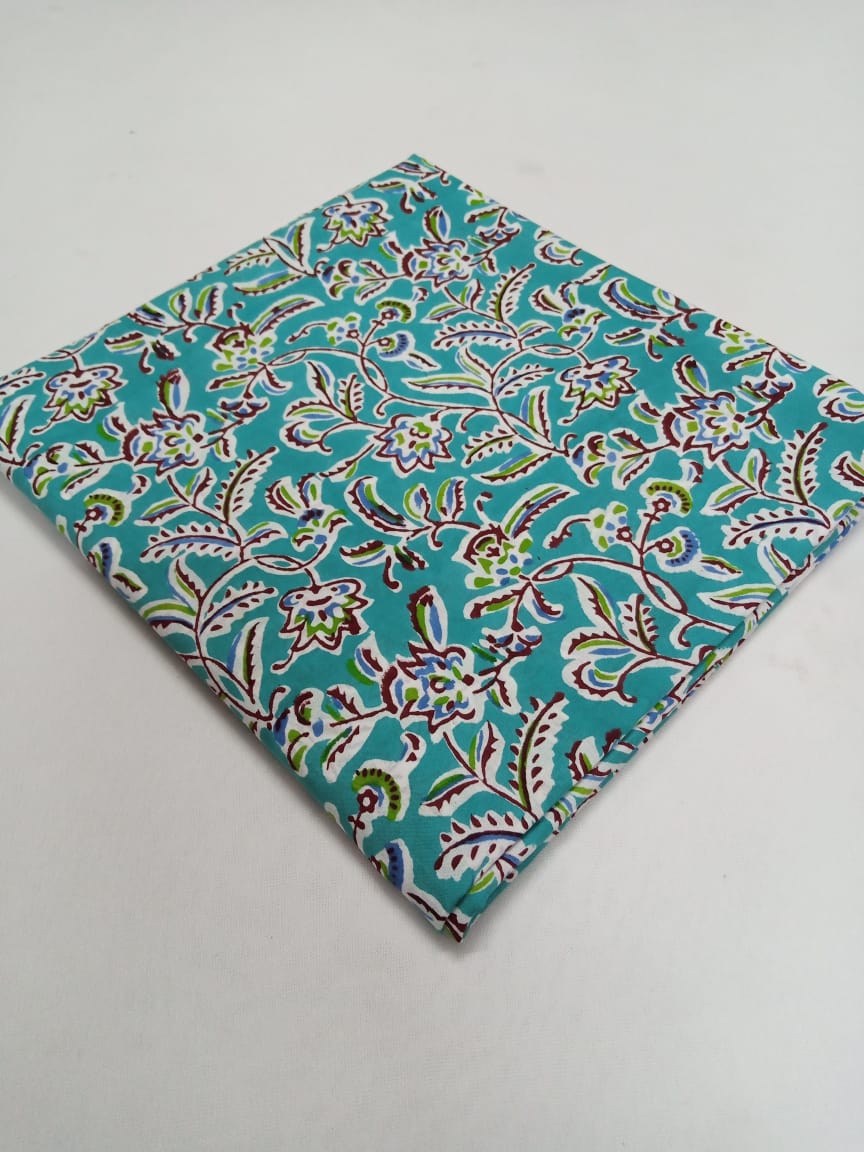 Hand Block Printed Cotton Fabric