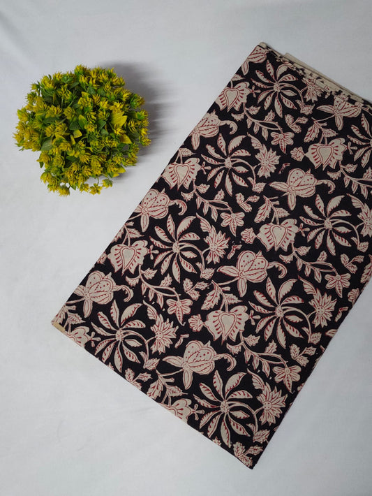 Hand Block Printed Pure Cotton Fabric - JBRBK1-6