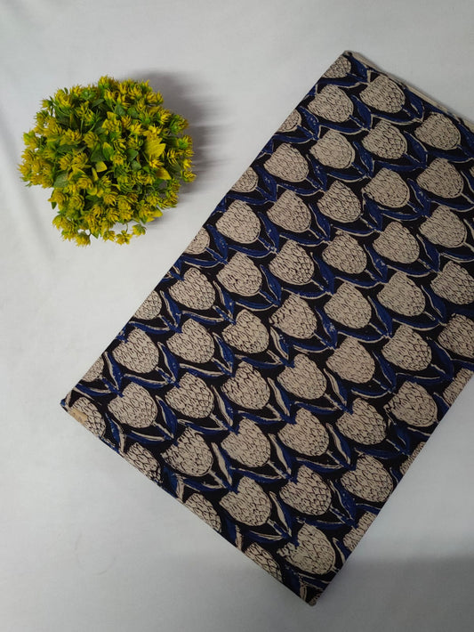 Hand Block Printed Pure Cotton Fabric - JBRBK1-8