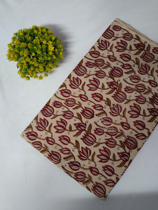 Hand Block Printed Pure Cotton Fabric - JBRBK1-9