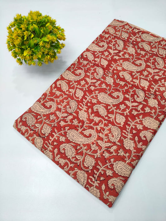 Bagru Hand block printed pure cotton fabric