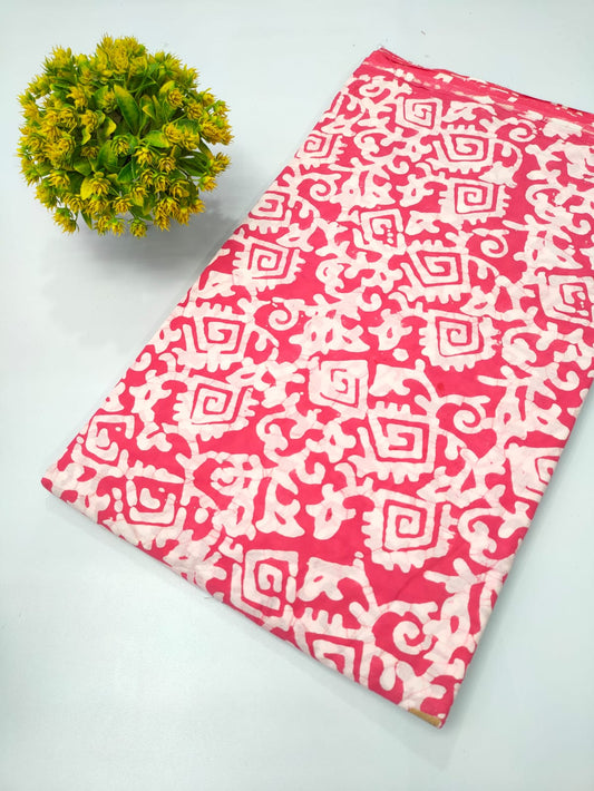 Batik print cotton fabric