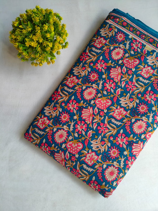 Sanganeri Print Pure Cotton Fabric - JBRJF2-14