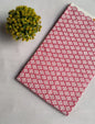 Pink Floral Sanganeri Block Print Pure Cotton Fabric From Tulsi Prints
