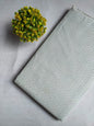 Grey Zigzag Screen Print Pure Cotton Fabric From Tulsi Prints
