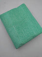 Green Stripes Jaipuri Block Print Pure Cotton Fabric From Tulsi Prints